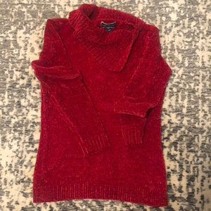 Karen Scott Petite Medium Red Turtle Neck Sweater
